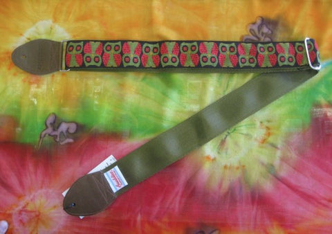 Souldier Straps Owls Olive 2" Guitar Strap