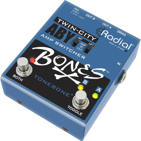 Radial Engineering Bones R800-7115 Twin City A-B-Y Footswitch