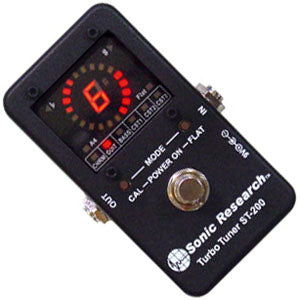 Sonic Research Turbo Tuner ST-200 Stroboscopic Pedal Tuner