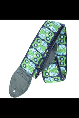 Souldier Strap Owls Navy 2" Guitar Strap