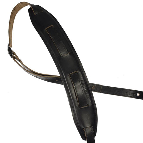 Souldier Straps Plain Saddle Guitar Strap Black