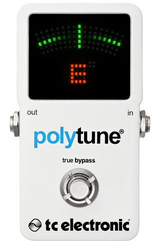 TC Electronic Polytune 2 Polyphonic LED Guitar Tuner Pedal