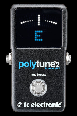 TC Electronic PolyTune 2 Blacklight Chromatic Tuner Pedal