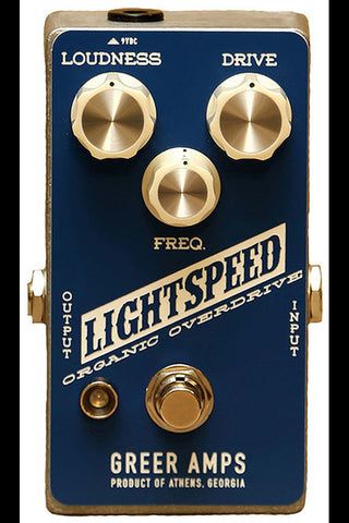 Greer Amps Lightspeed Organic Overdrive 2015 AUTHORIZED Dealer