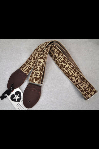 Souldier Guitar Straps Zodiac Brown / Tan GS0372 TP02WB