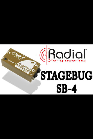 Radial StageBug SB-4 Piezo DI Direct Box