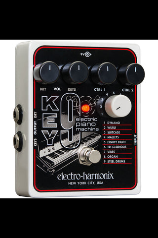 Electro-Harmonix KEY9 Electric Piano Machine Pedal (EHX Key 9)