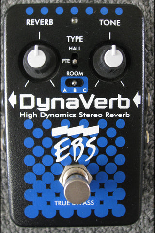 EBS DynaVerb High Dynamics Stereo Reverb Pedal