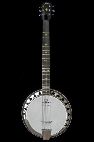 Deering Boston 6-String Acoustic-Electric Banjo with Case