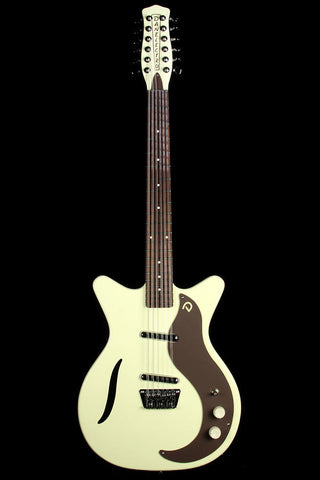 Danelectro 12-String Electric Guitar D59V12 Cream White